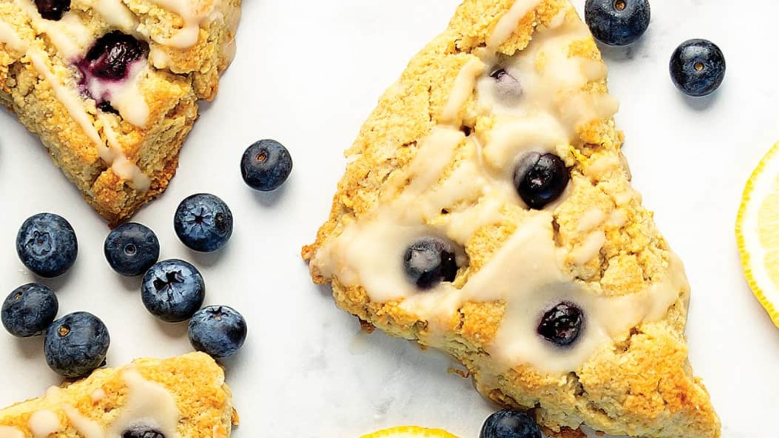 Keto Lemon Blueberry Scones