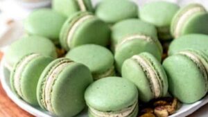 Pistachio Macarons