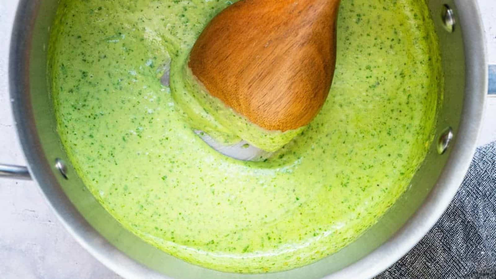 Pesto Cream Sauce