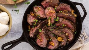 Garlic Roasted Beef Tenderloin