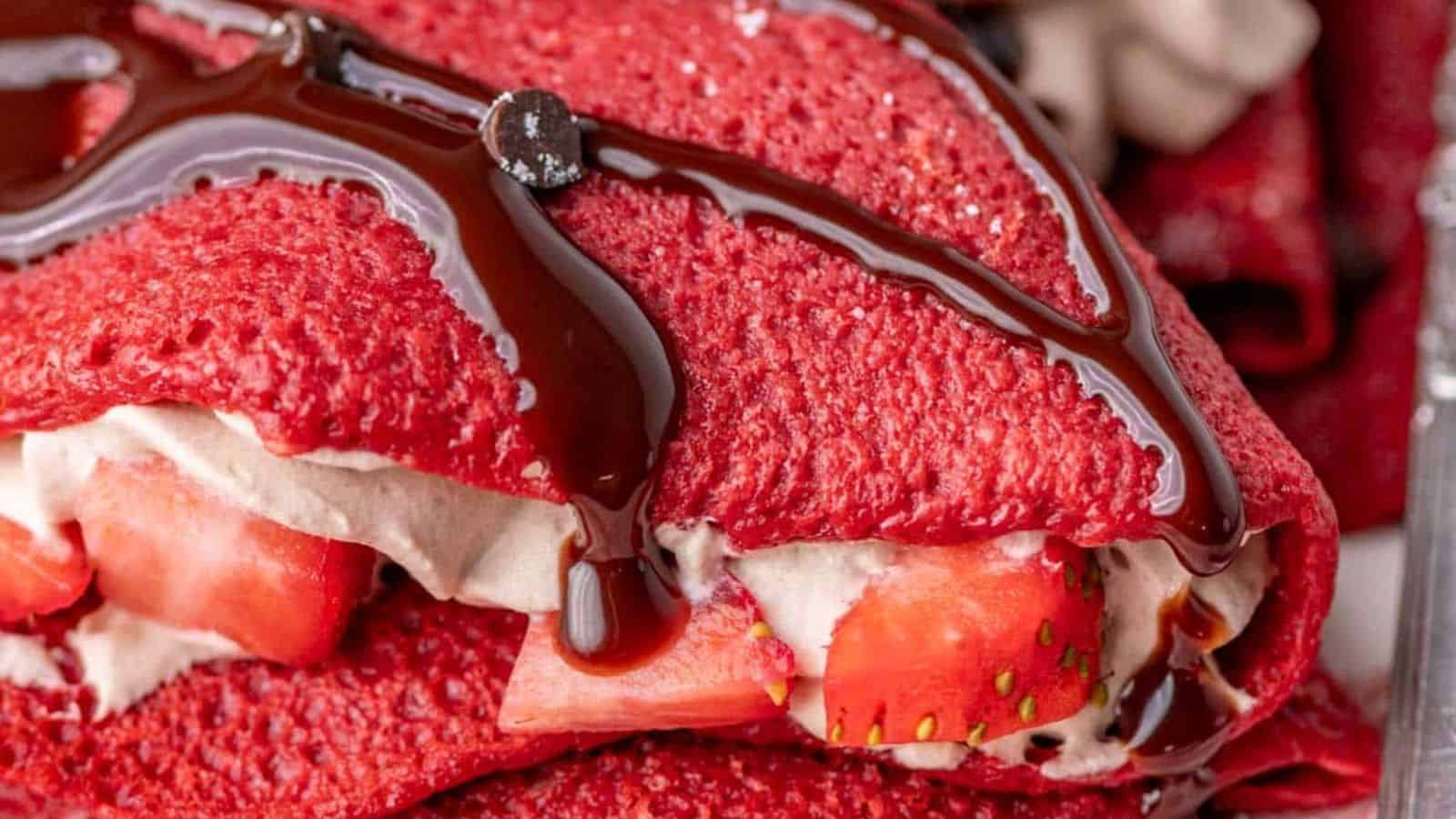 Red Velvet Crepes
