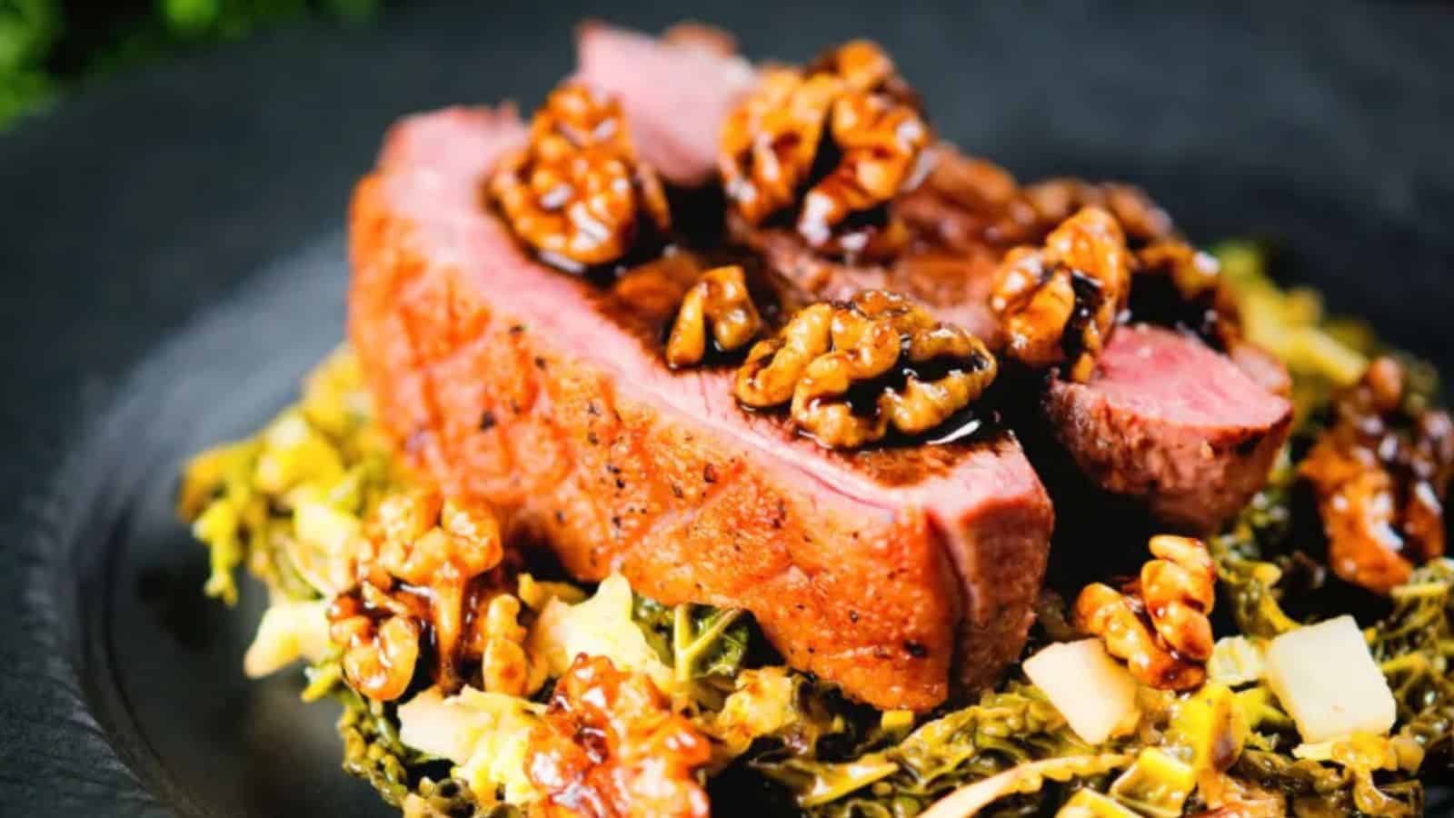 Balsamic and Honey Glazed Duck Breast