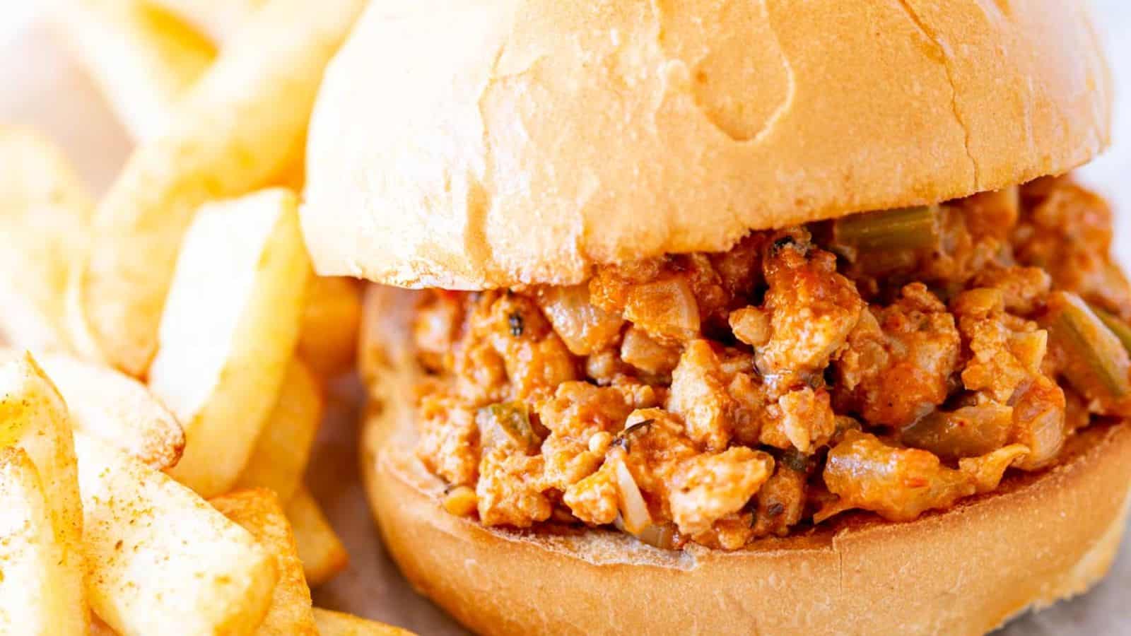 Cajun Chicken Sloppy Joes