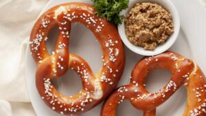 Perfectly Cooked Air Fryer Frozen Soft Pretzels In 5 Minutes