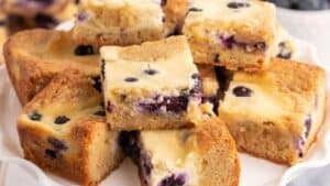 Blueberry Cheesecake Blondies