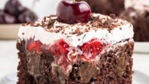 Easy Cherry Chocolate Cake