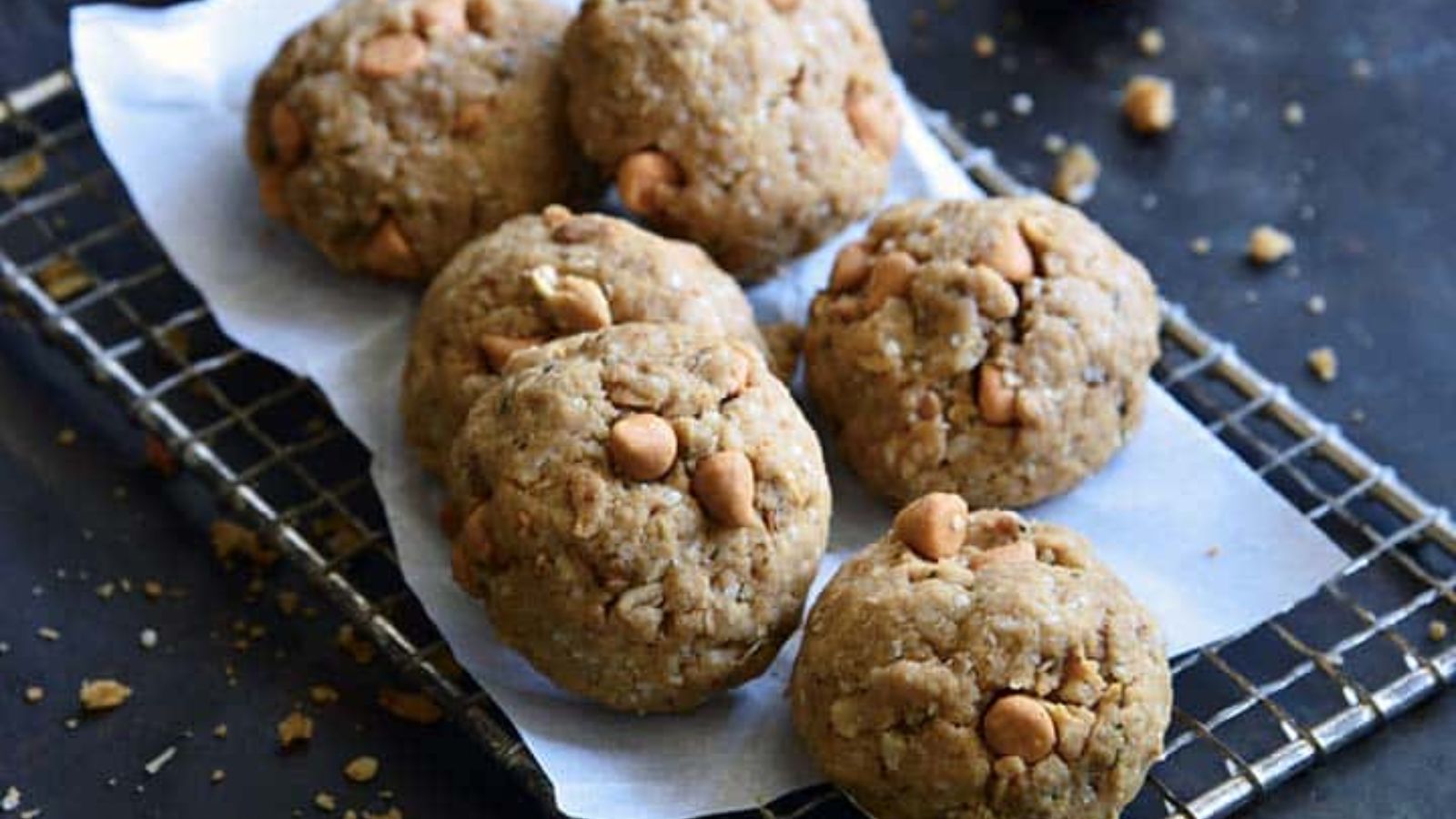 Coconut Butterscotch Granola Cookies