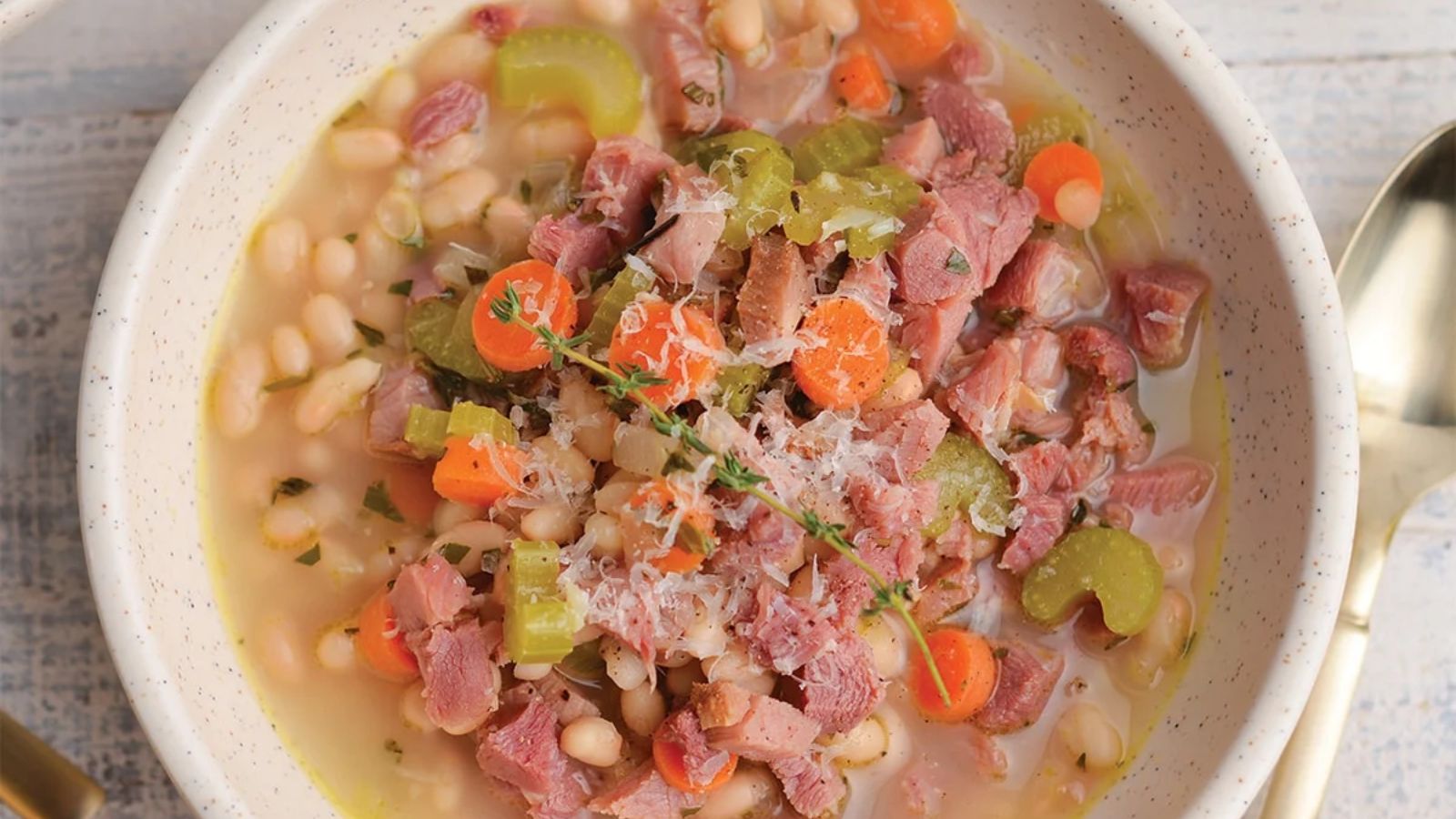 White Bean and Ham Soup