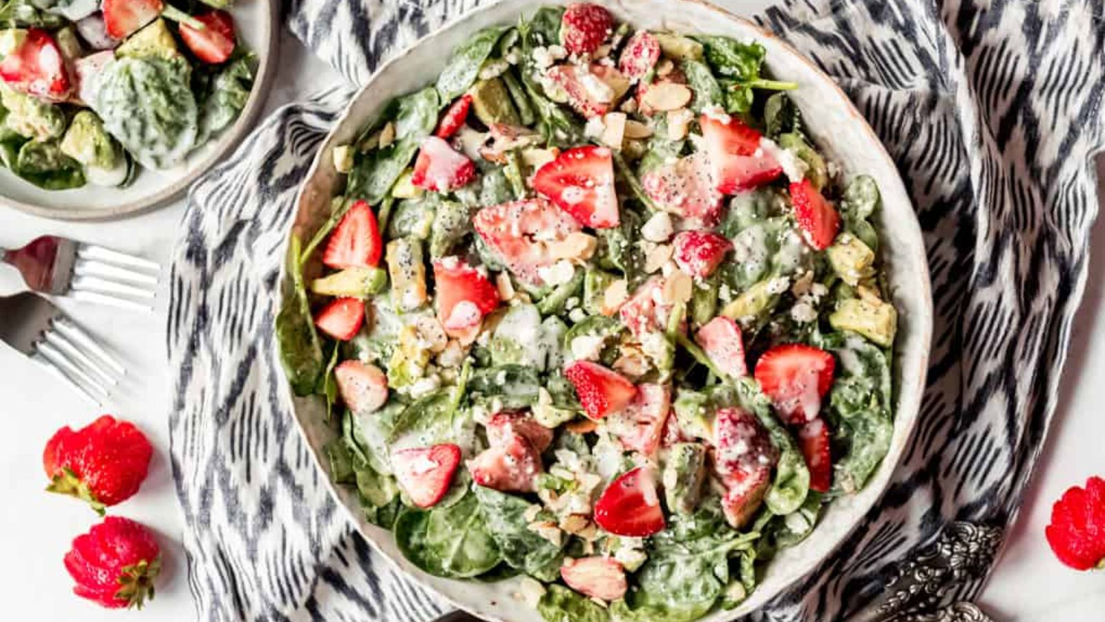 Strawberry Spinach Salad with Poppy Seed Dressing