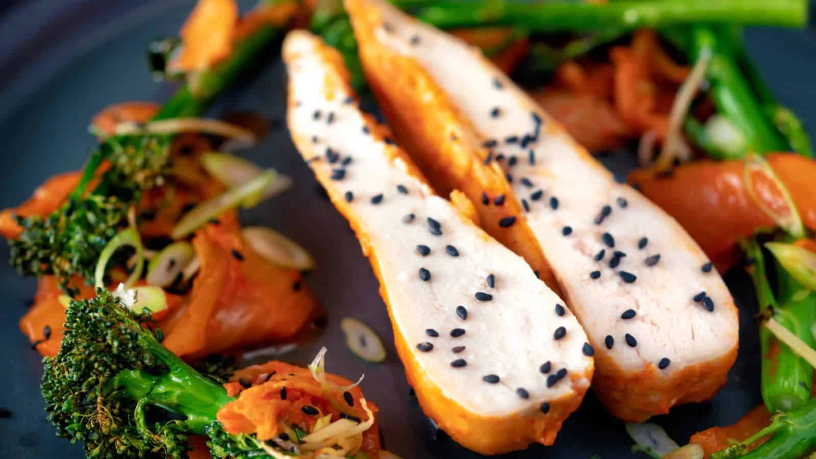 Gochujang Chicken Breast Steamed to Perfection