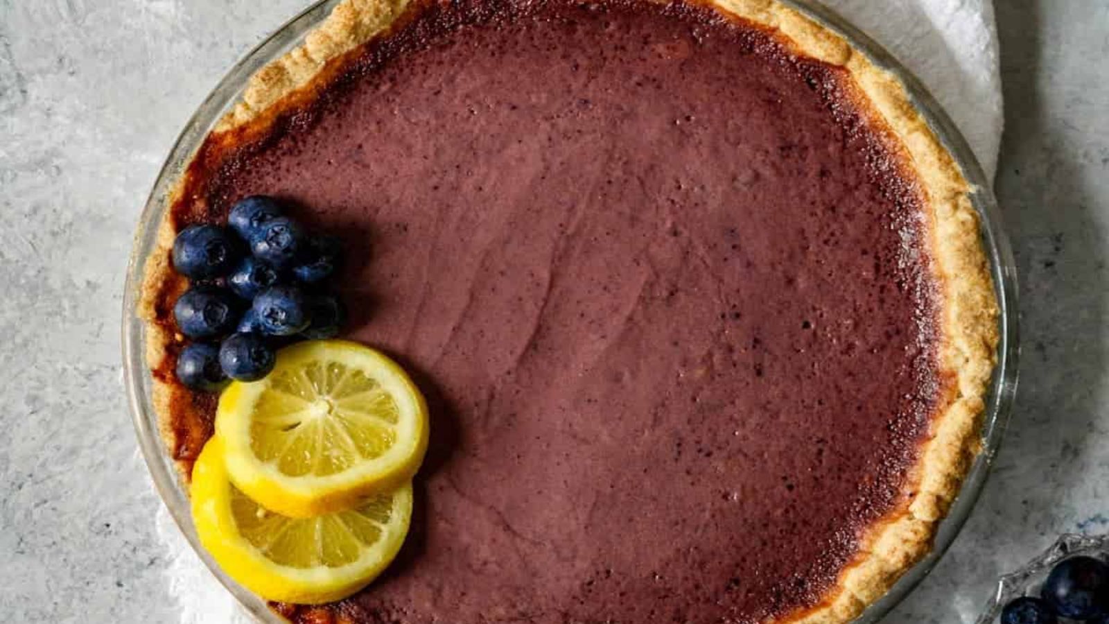 Blueberry Lemon Tart