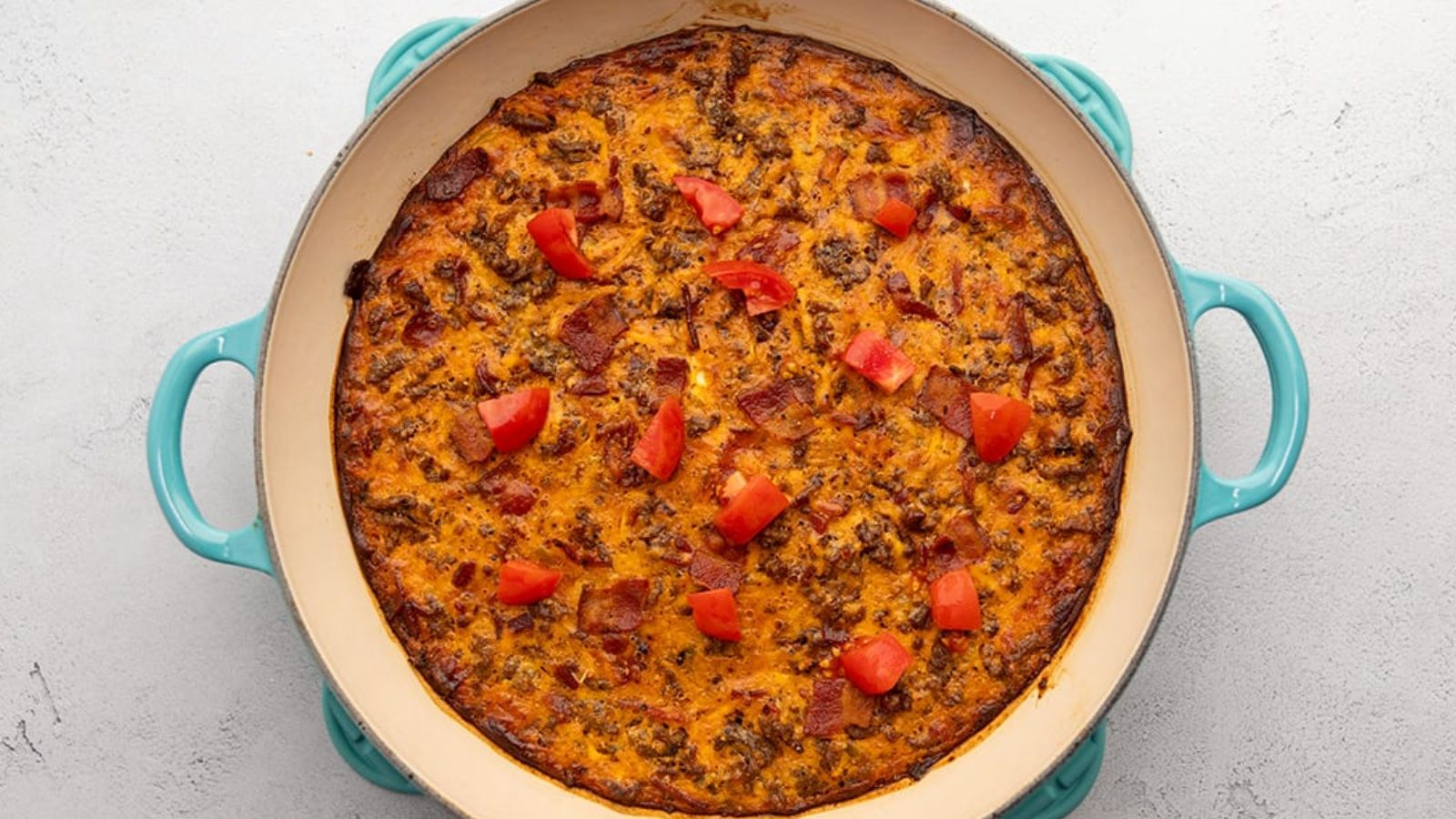 Easy Keto Cheeseburger Casserole in One Skillet