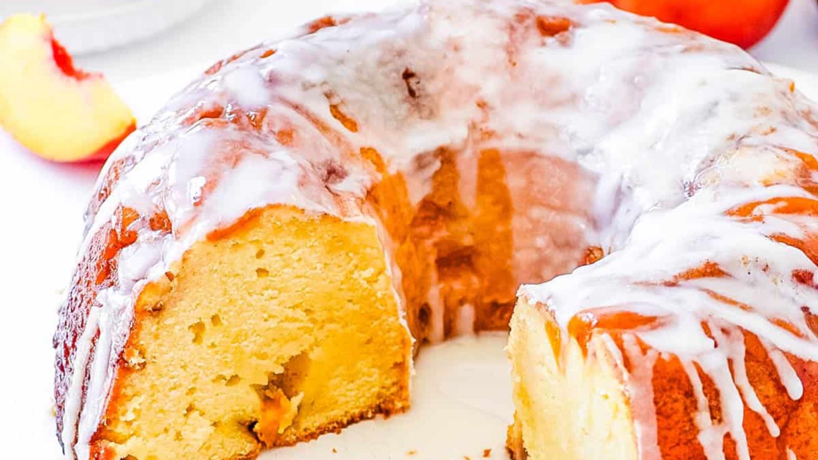 Peach Cobbler Pound Cake