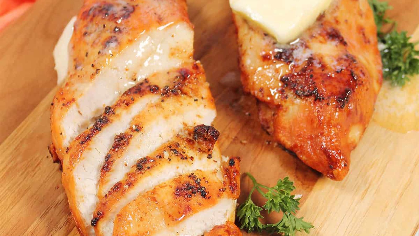 Easy Air Fryer Frozen Chicken Breasts
