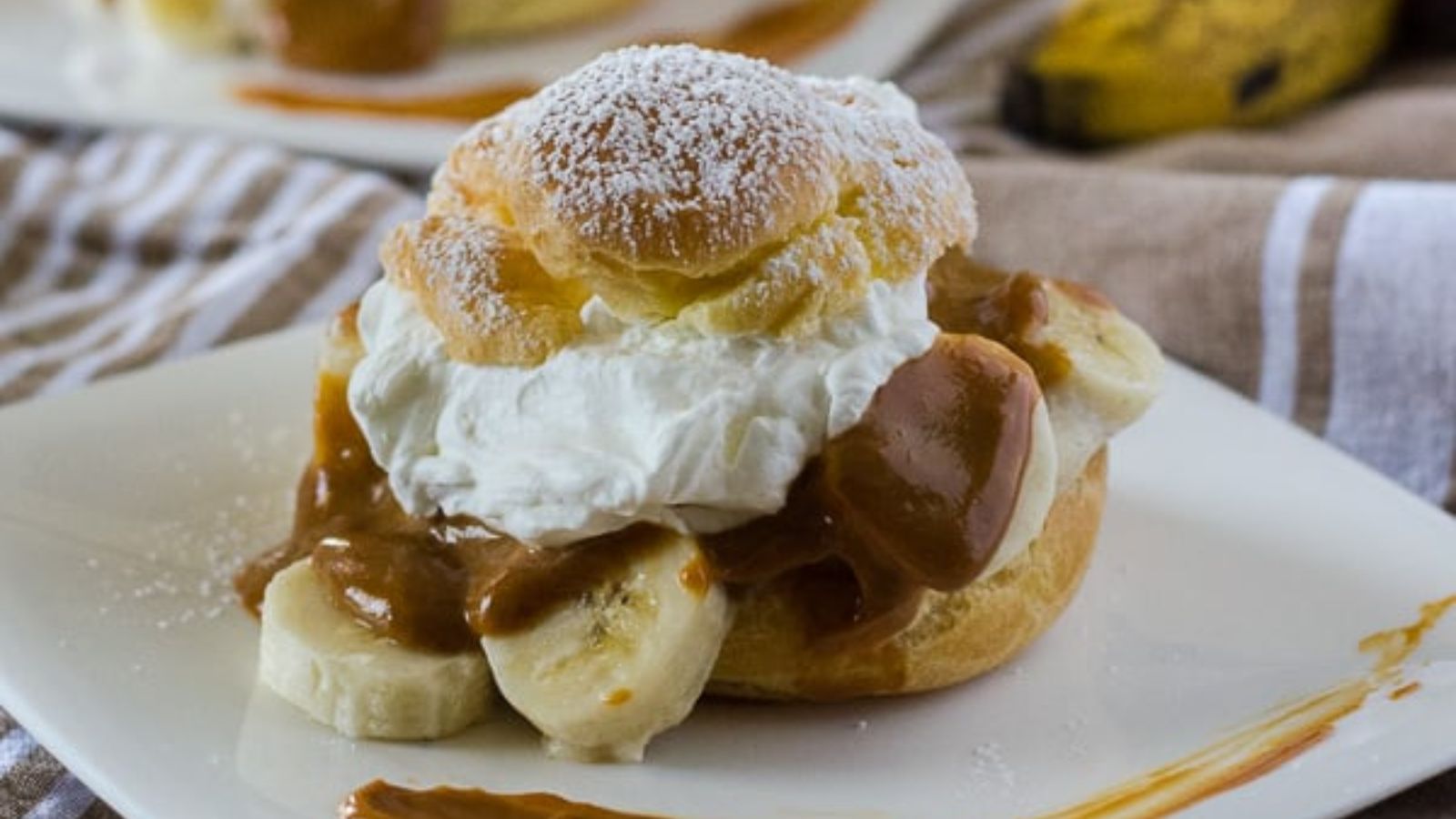 Banoffee Cream Puffs