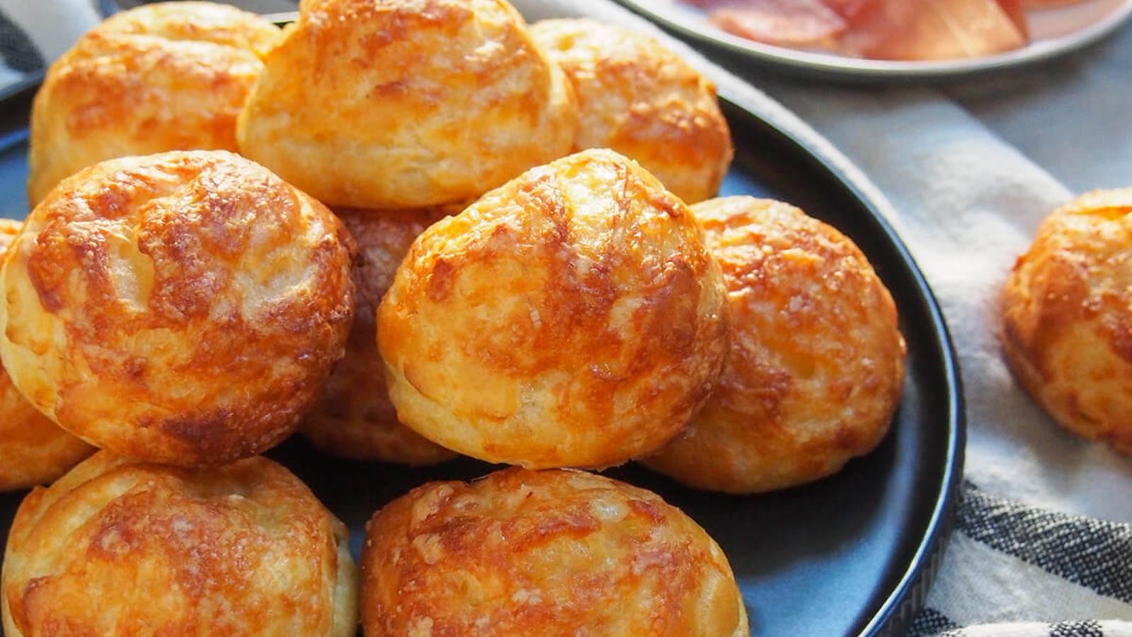 Gougères (French cheese puffs)