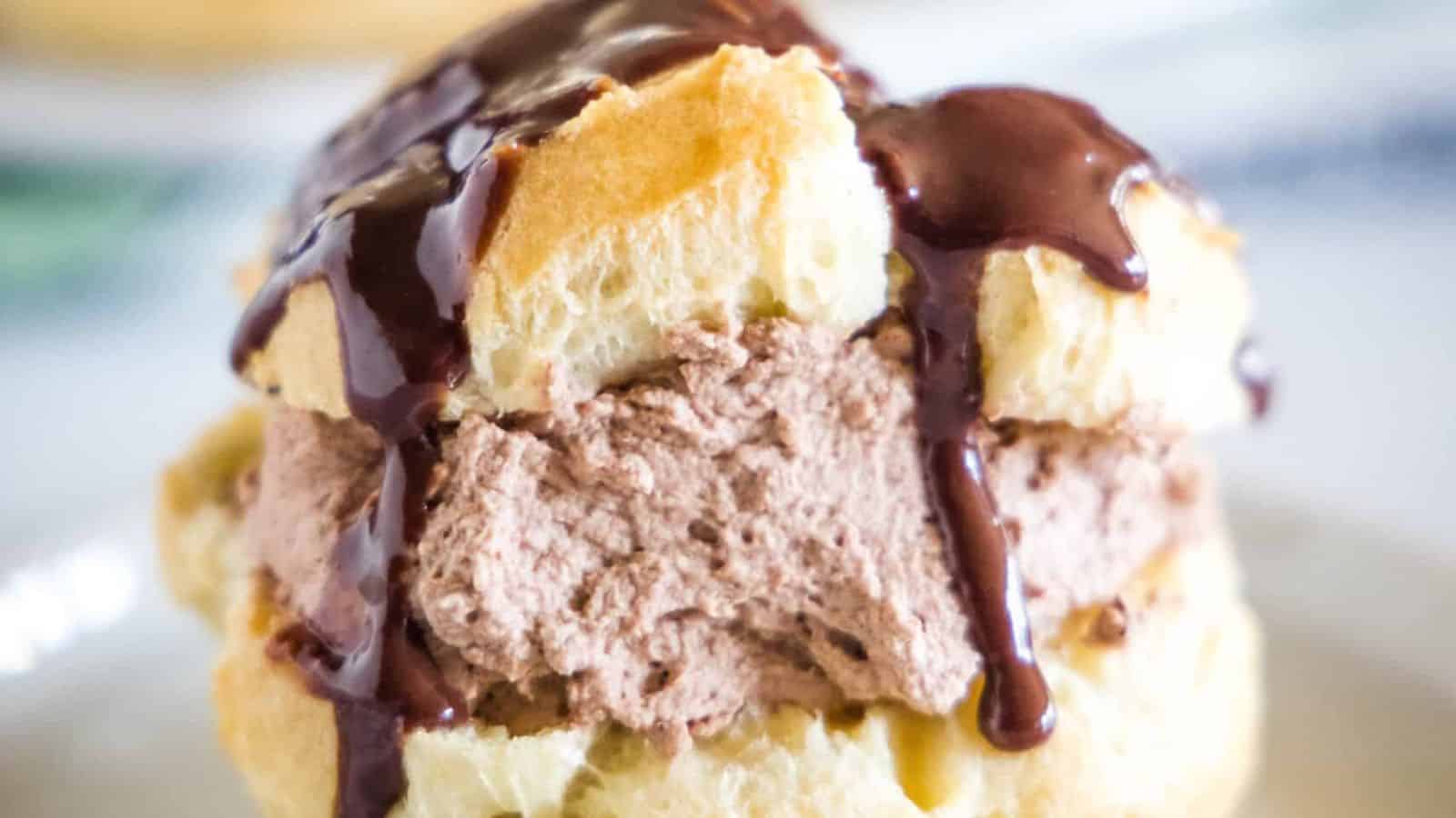 Chocolate Cream Puffs