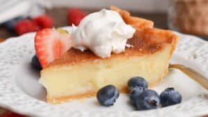 Sugar Cream Pie (Creme Brulee Pie)