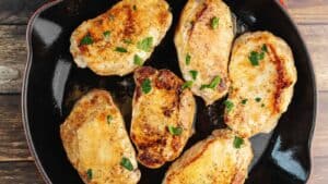 Keto Garlic Butter Pork Chops Recipe - 20 minutes!