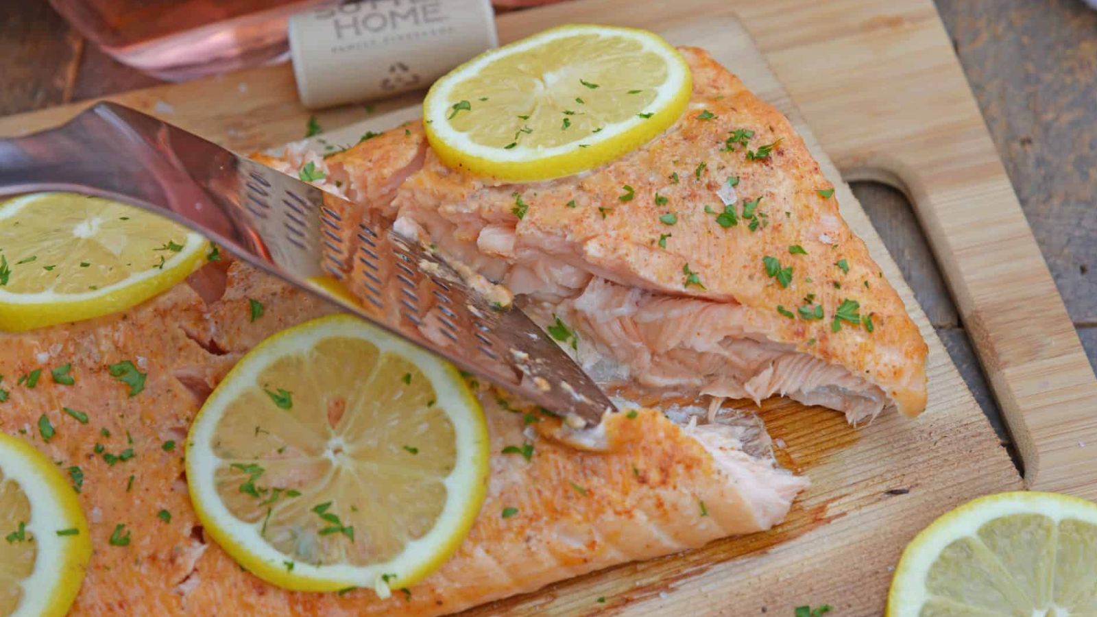 Spicy Cedar Plank Salmon