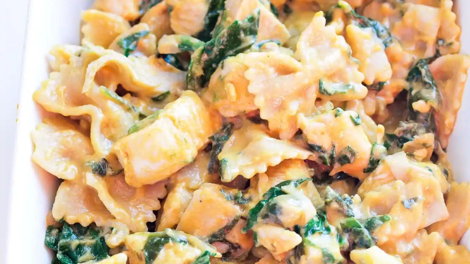 Spinach Artichoke Pasta with Chicken