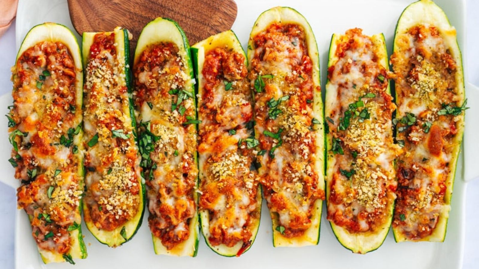 Stuffed Zucchini Boats