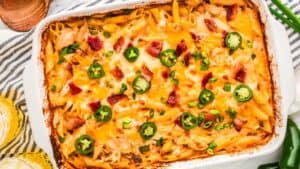 Jalapeno Popper Chicken Casserole