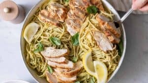 Pesto Pasta with Chicken