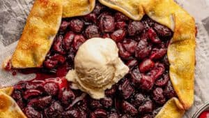 Easy Cherry Galette Recipe
