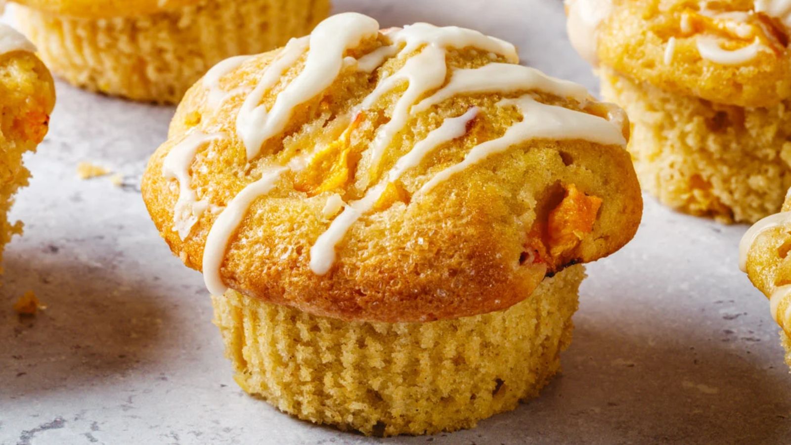 Peach Cobbler Muffins