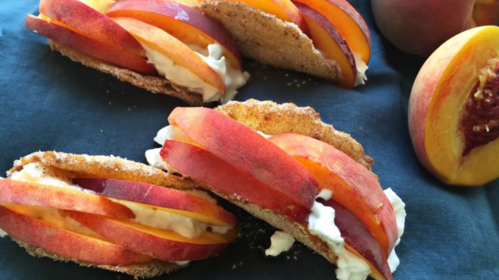 Peaches ‘n Cream Tacos