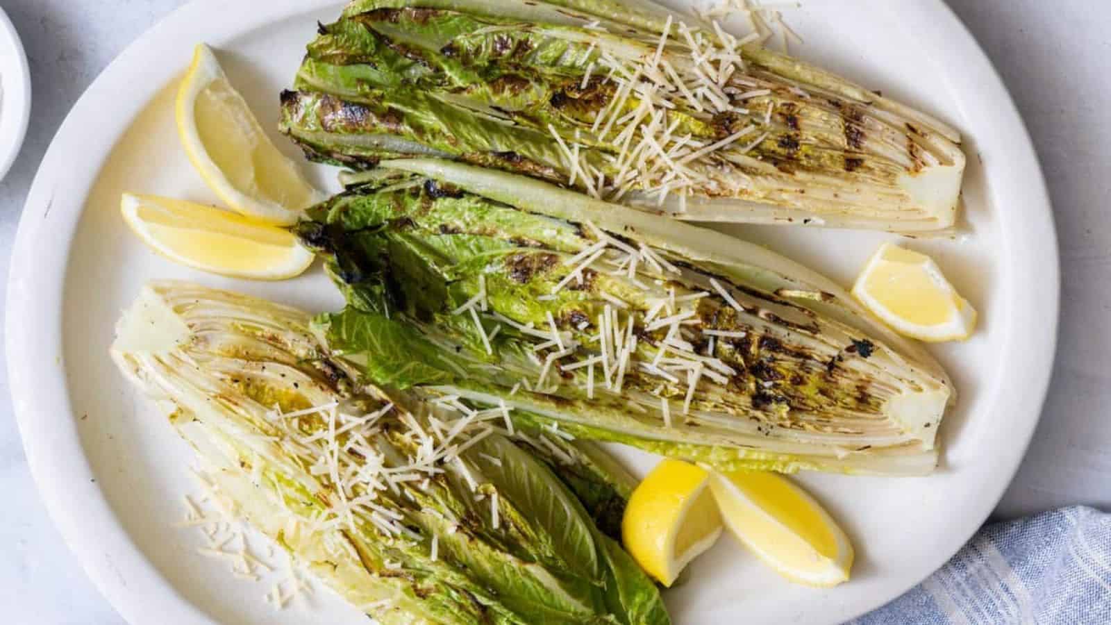 Grilled Romaine Lettuce