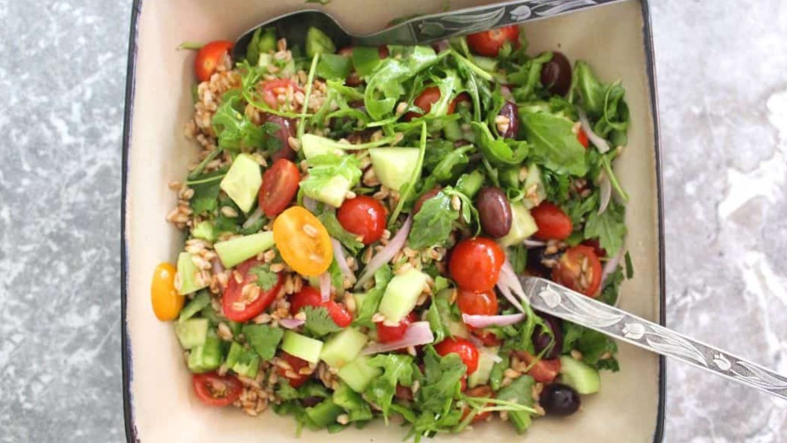 Mediterranean Farro Salad