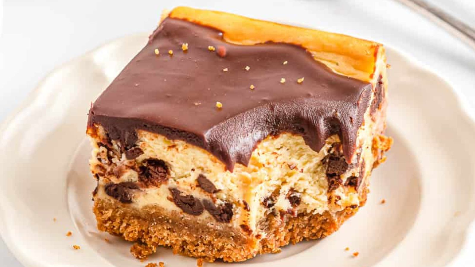 Chocolate Chip Cheesecake Bars