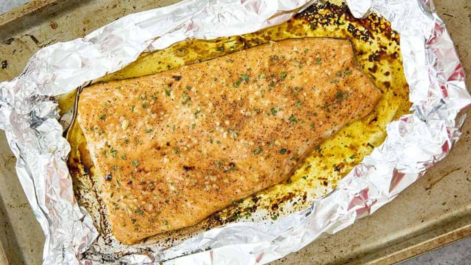 Cajun Garlic Baked Salmon