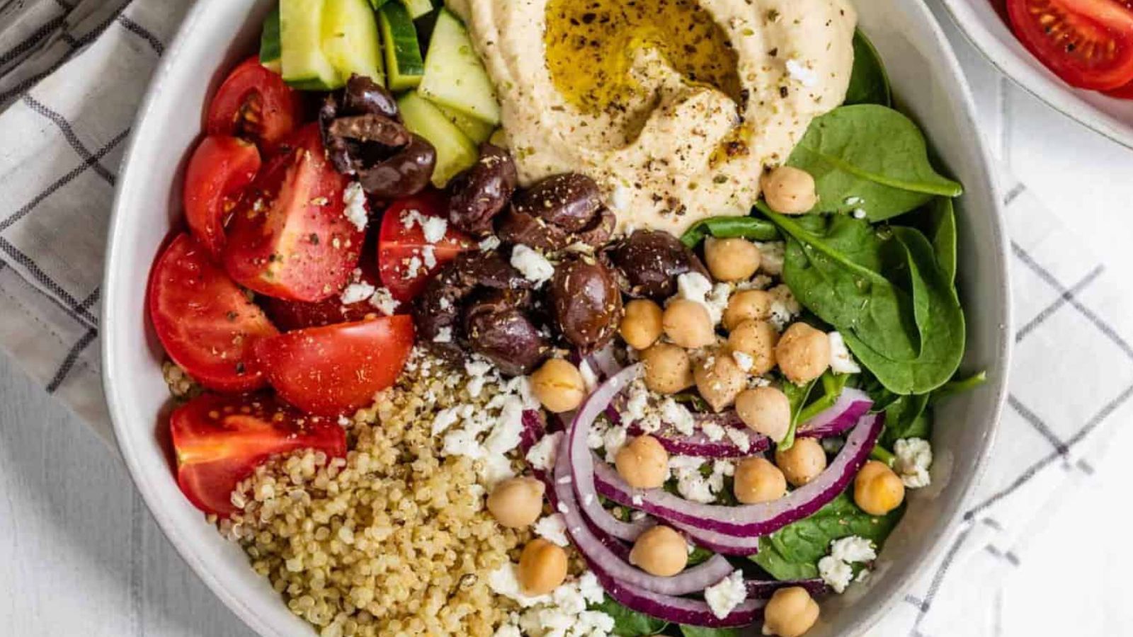 Mediterranean Hummus Bowl