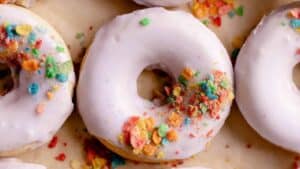 Fruity Pebble Donuts