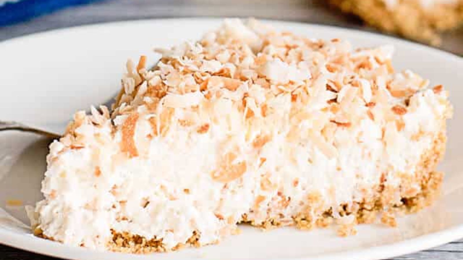 Coconut Cheesecake Tart