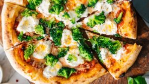 3 Cheese Broccoli Pizza