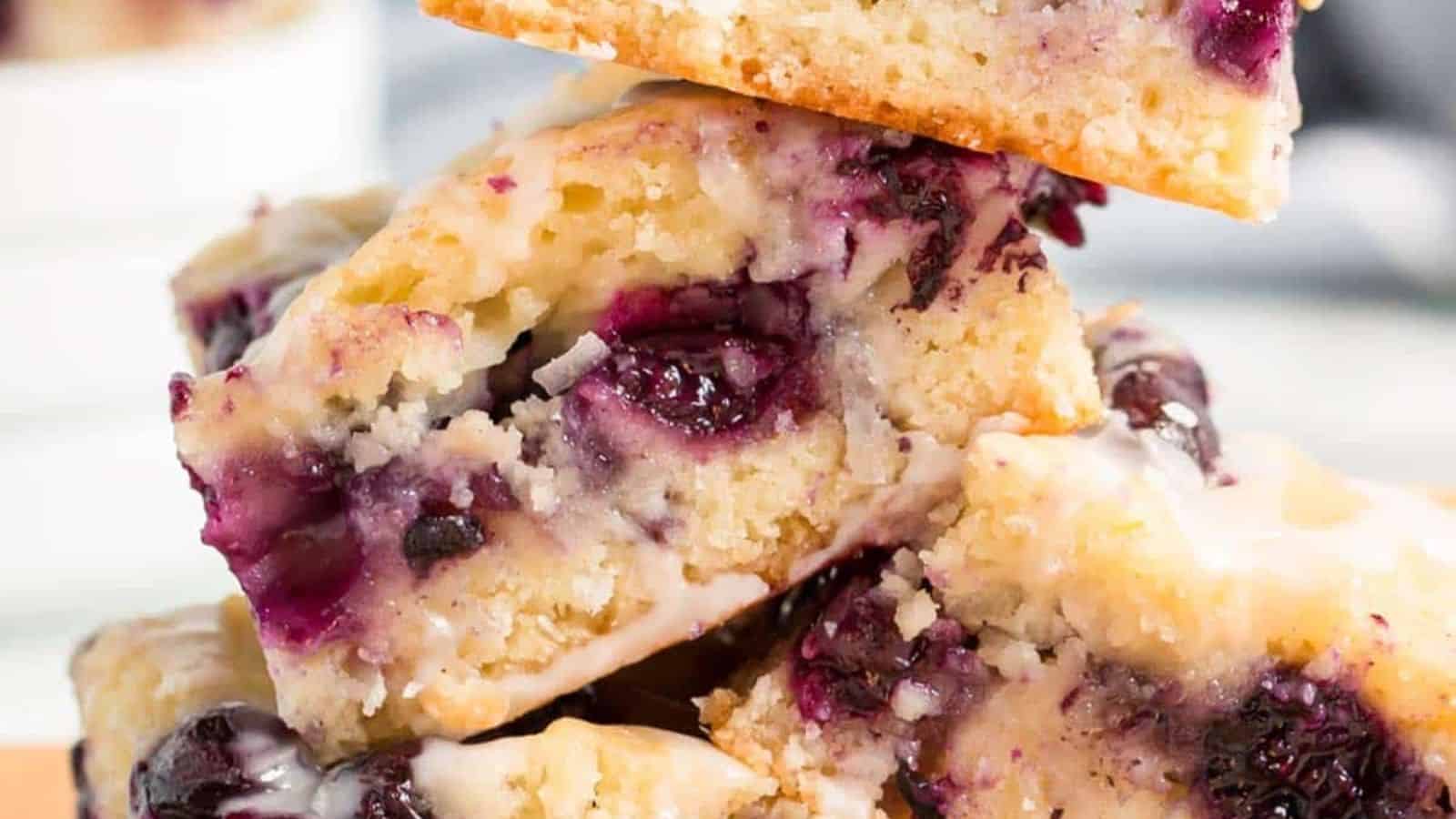 Blueberry Coconut Bars