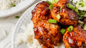 BBQ Chicken Meatballs