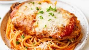 Chicken Parmesan with Spaghetti