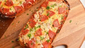 Garlic Crust French Bread Pizza