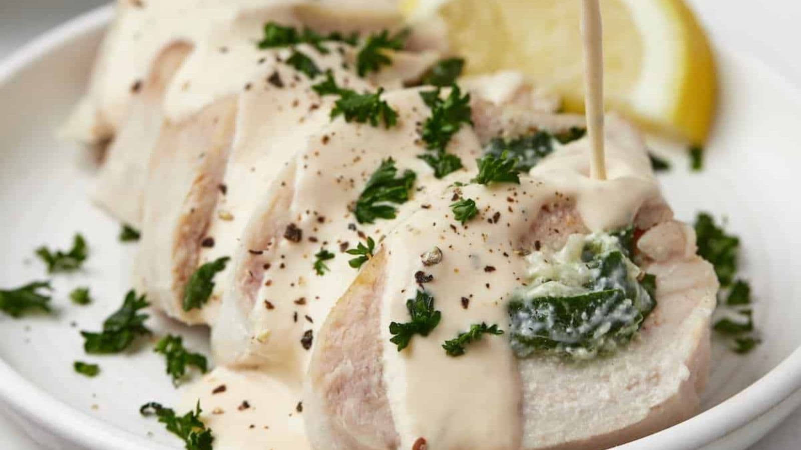 Spinach Stuffed Chicken Breasts