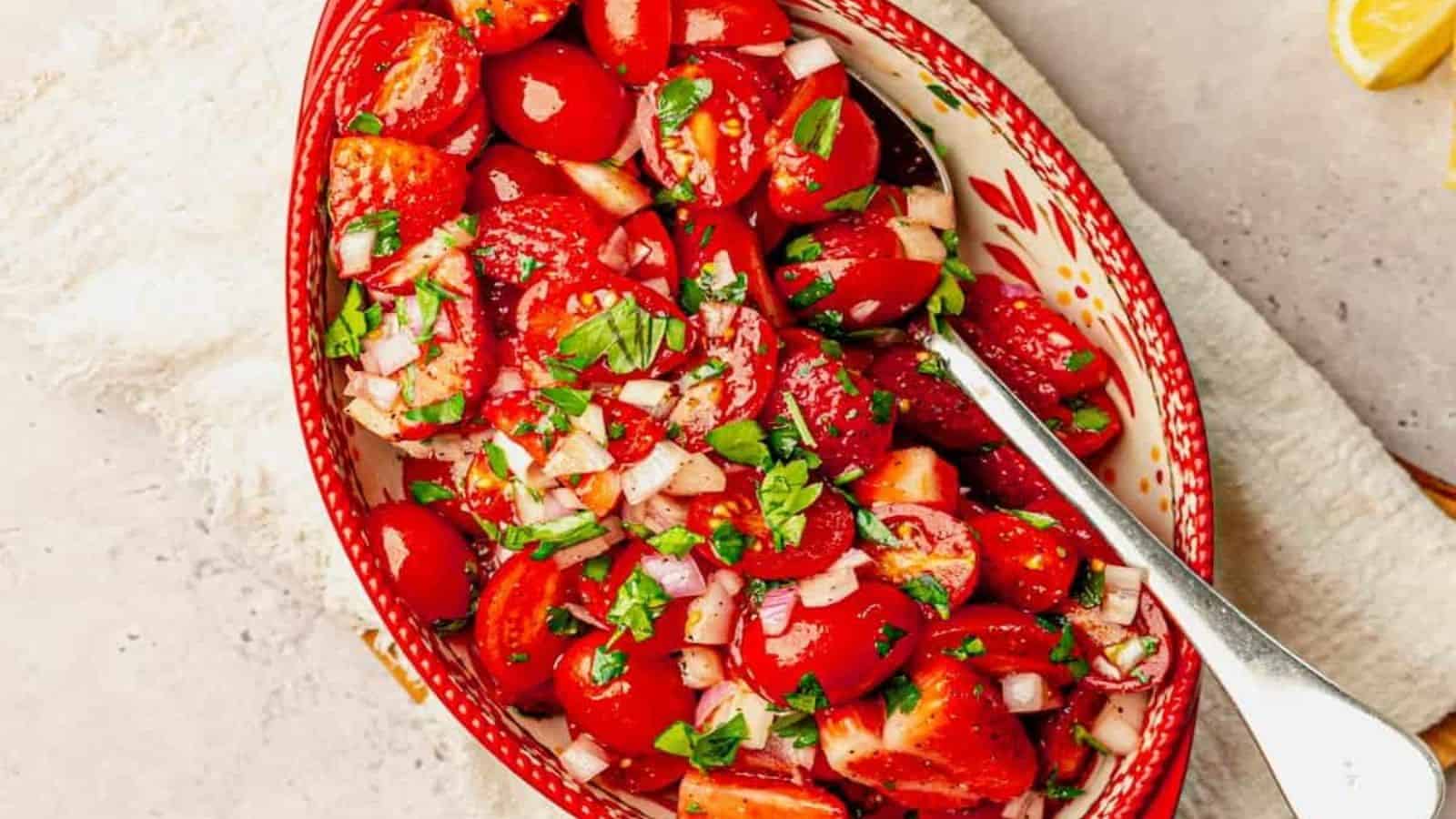 Strawberry Tomato Salad