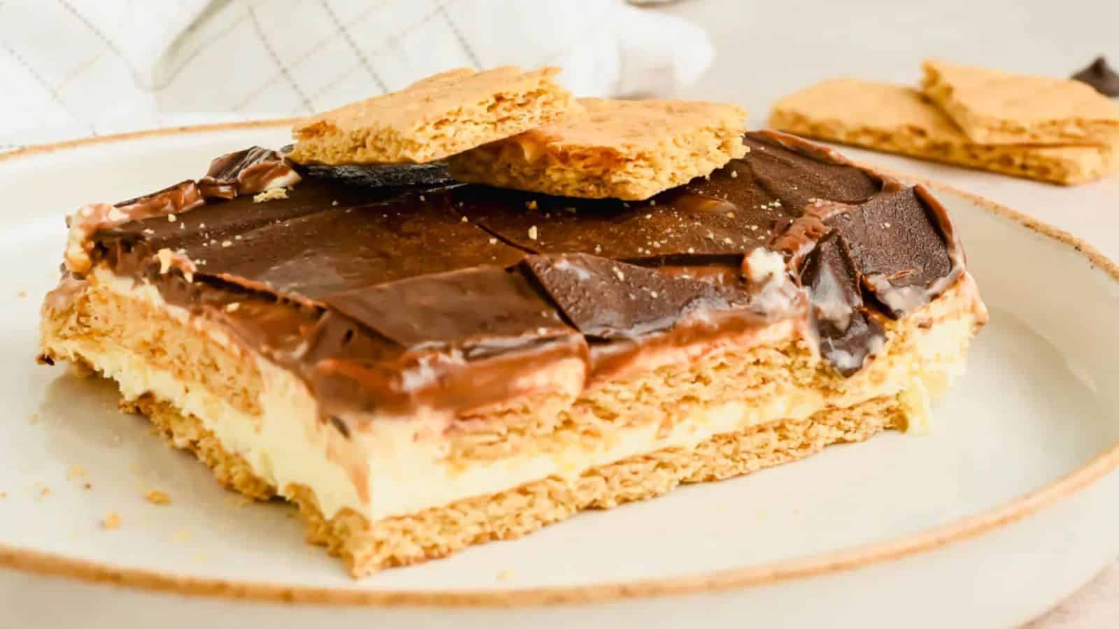 Eclair Icebox Cake