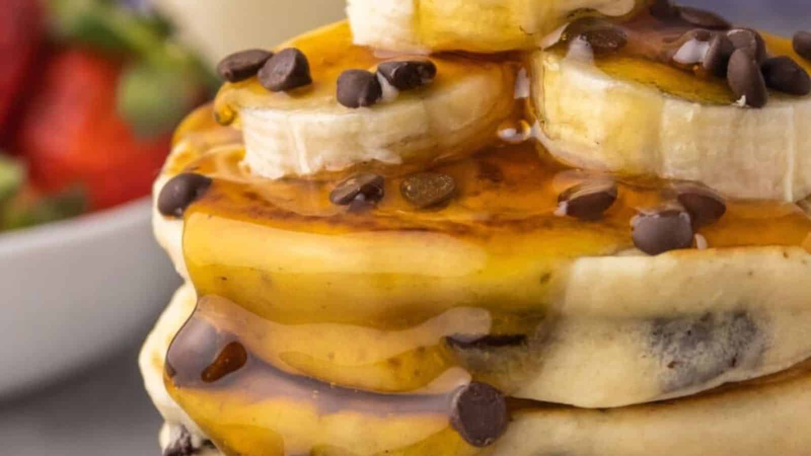 How to Make Vegan Chocolate Chip Pancakes