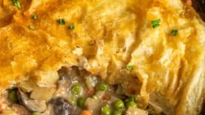 Easy Puff Pastry Chicken Pot Pie