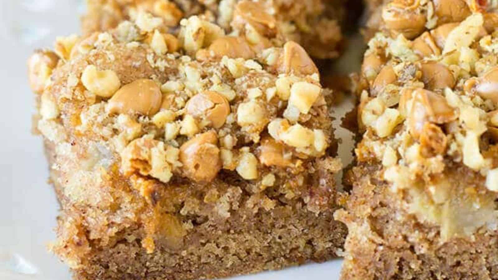 Apple Butterscotch Snack Cake