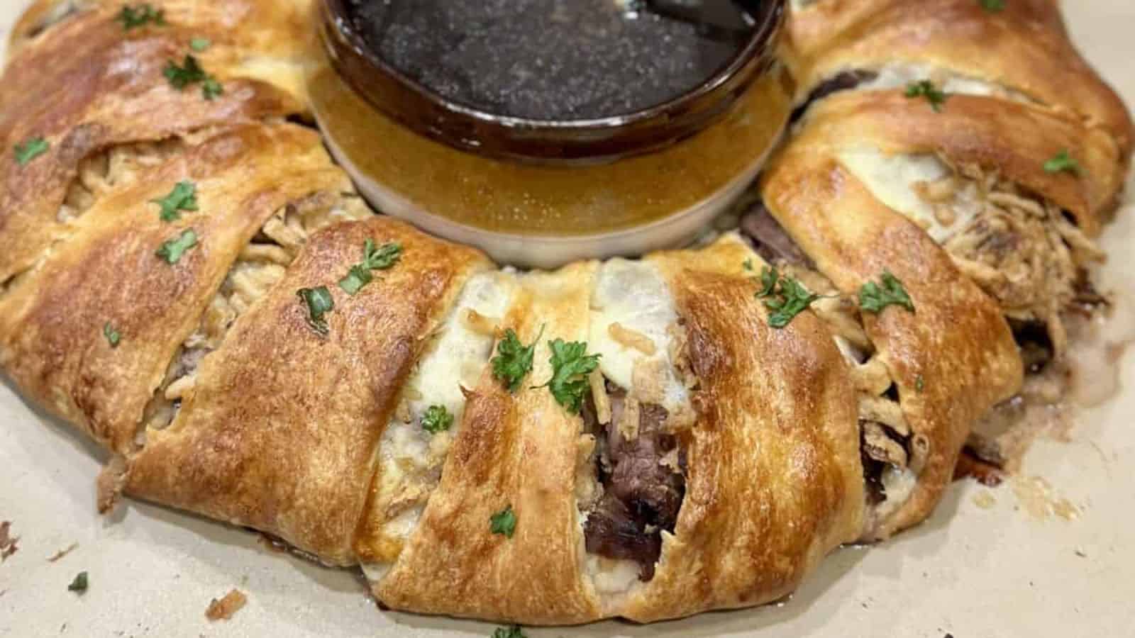 French Dip Crescent Ring
